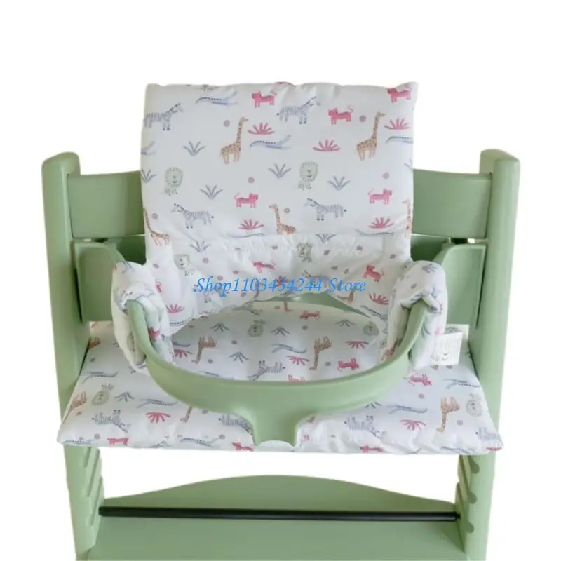 وسادة كرسي مرتفع للأطفال وسادة كرسي طعام قابلة للتنفس ناعمة ومريحة ومناسبة لمعظم كراسي الطعام #2