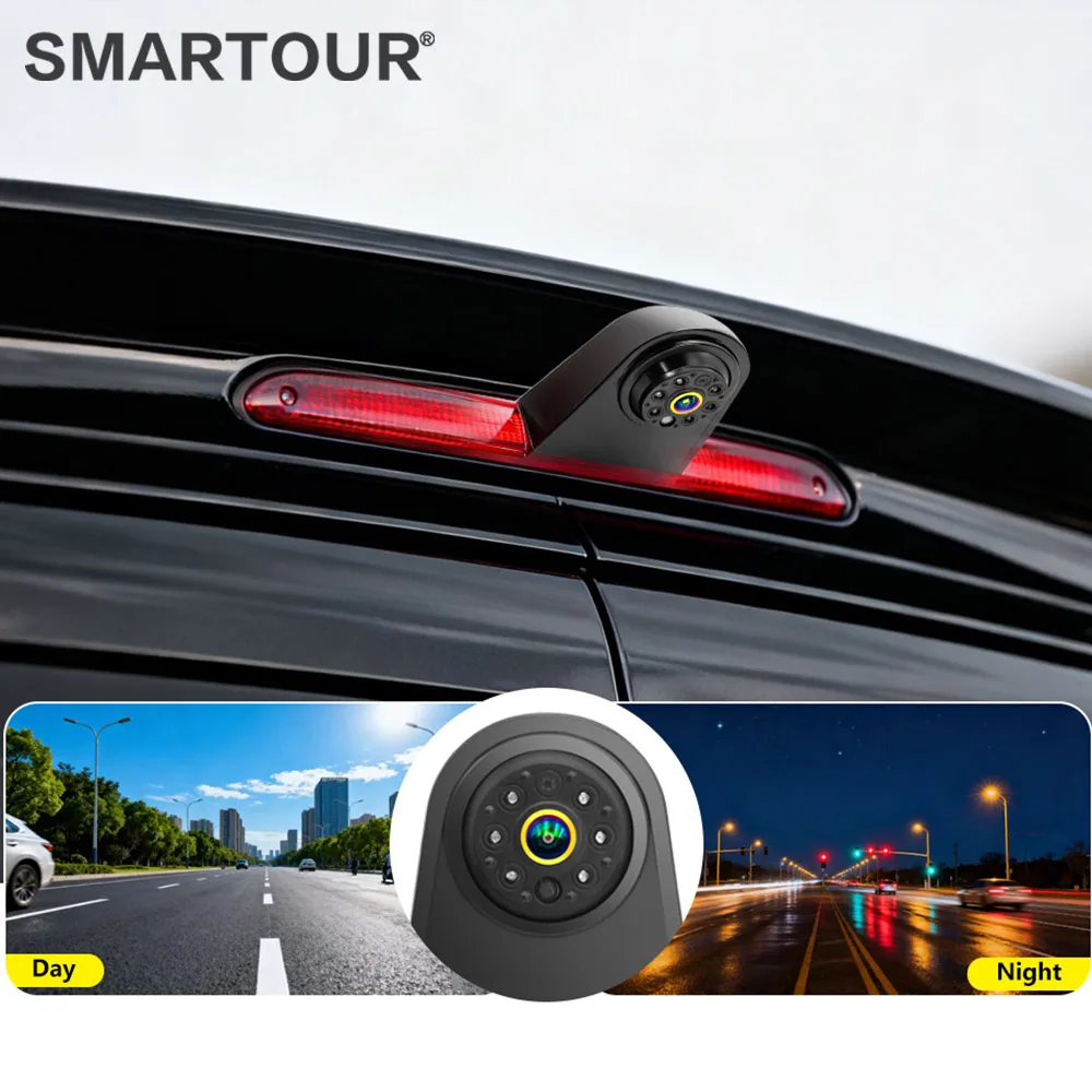 AHD 1080P Vehicle Brake Light Rear View Camera For Mercedes-Benz Sprinter Dodge Sprinter Crafter Van2007-2018 Car IR Roof Mount