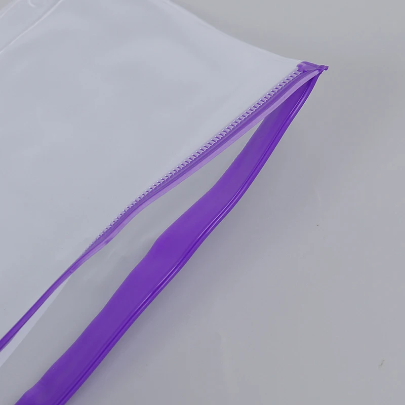 Poches de Reliure à 6 Trous, 4 Pièces, Enveloppes en PVC Imperméables, Pochettes de Reliure à Fermeture Éclair
