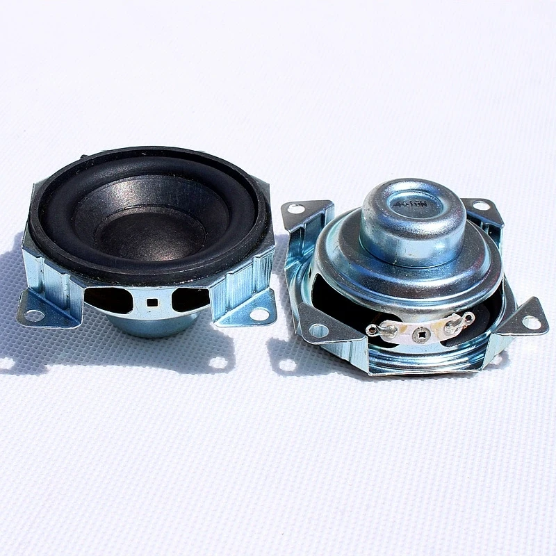 SOTAMIA-Haut-parleur HiFi à gamme complète, son conique PP, haut-parleur de musique, machine d'éducation précoce bricolage, 4 ohms, 10W, 2 pièces, 2 pouces