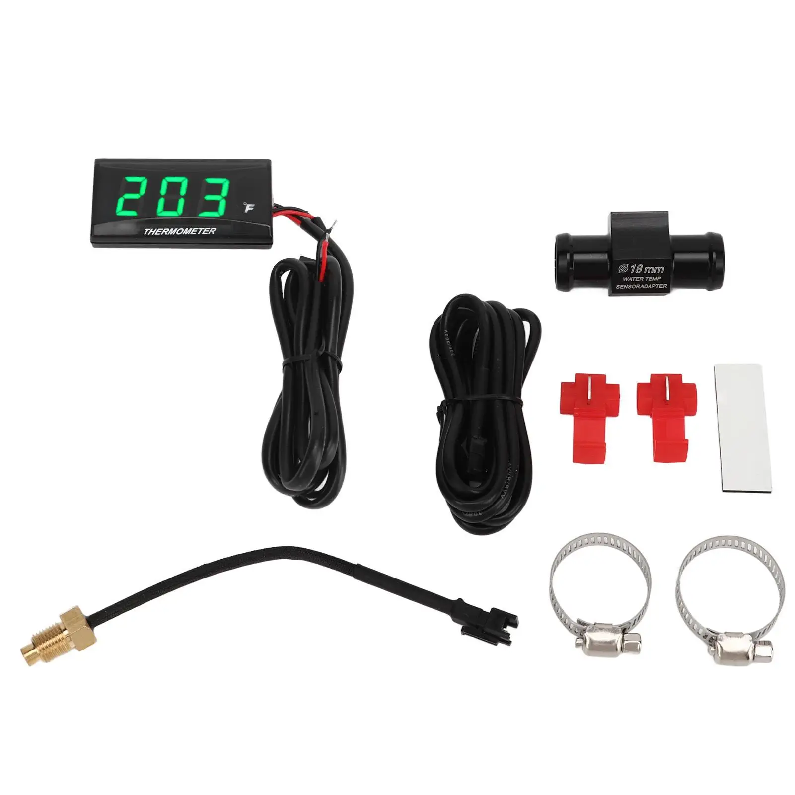 

for motorcycle Digital Water Thermometer High Definition High Strength for motorcycle Water Thermometer Easy To Install for