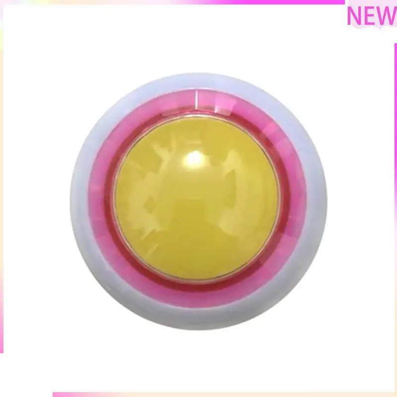 

B27B 10-Unit Pack Colorful LED Lights Arcade Push Buttons, RGB Flash For Swing Cars And Amusement Devices, 12V;