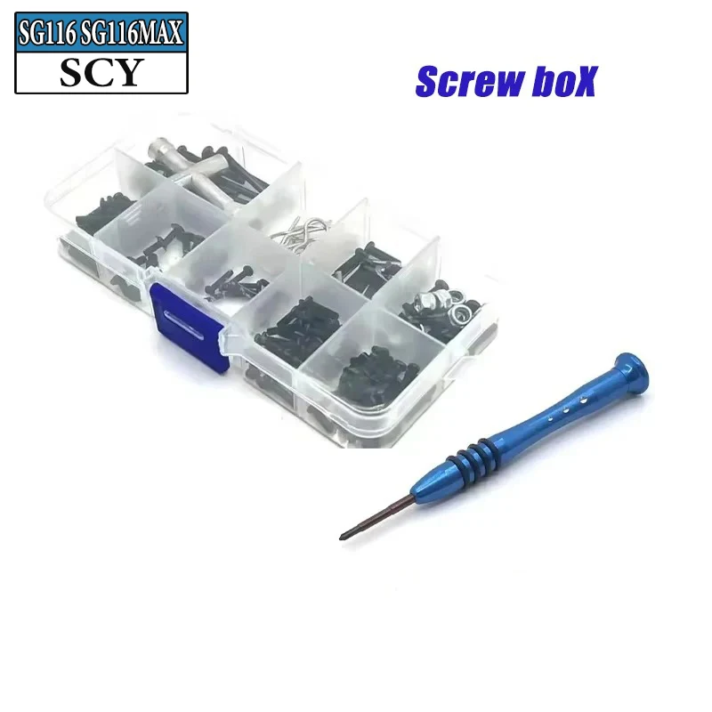100% compatibel met 1/16 SCY16101, 16102, 16103, 16201, SG116PRO, SG116MAX borstelloze afstandsbediening auto-upgrade armstoel.