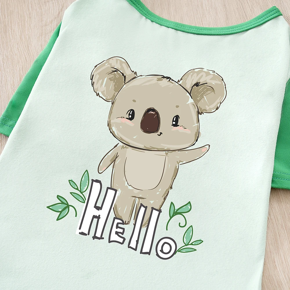 Cute Koala Dog Shirt Puppy Clothes Dog T-Shirt Basic Vest, Pet Apparel Doggy Tee for Small Medium Large Boy Girl Dogs Cats