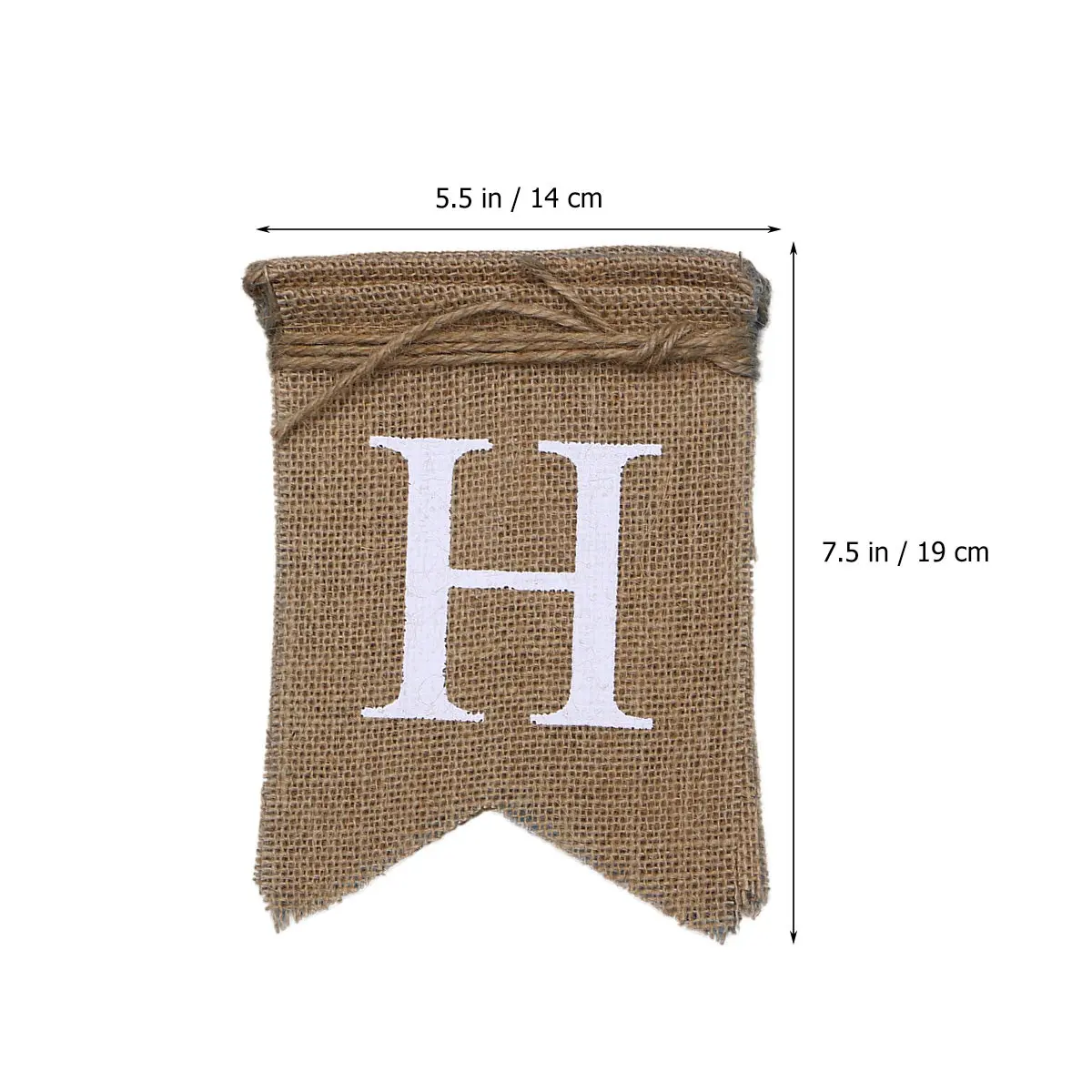 Happy Fall Letters Linen Burlap Banner Swallowtail Pull Flag Party Decoration Thanksgiving Fall Festival Outdoor Indoor