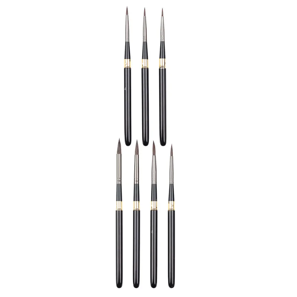 

7Pcs Line Drawing Pens Set Premium Material Fine Detail Painting Brush for Watercolor Oil Acrylic Painting Art Supplies