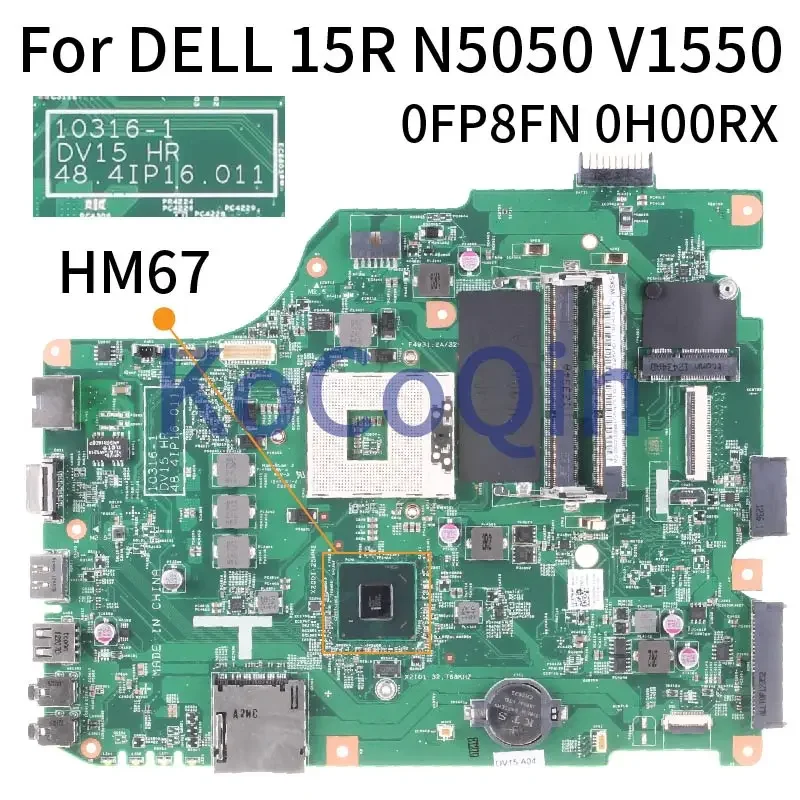 11280-1 10316-1 For DELL Inspiron 15R N5050 V1550 3520 2520 Notebook Mainboard 0FP8FN 0H00RX 0W8N9D 0WCP0C Laptop Motherboard