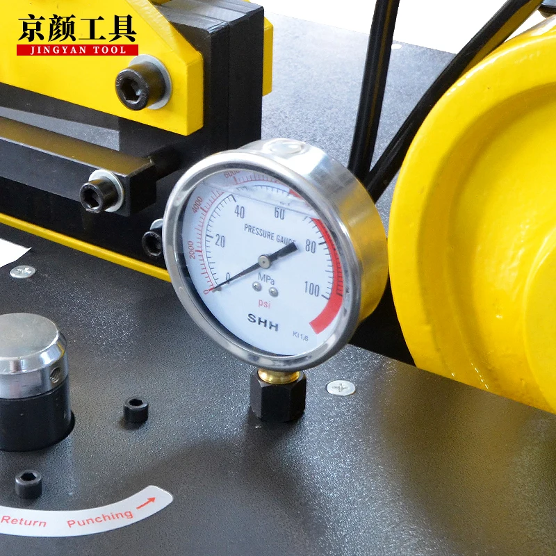 เครื่องเจาะ ตัด งอ บัสบาร์ทองแดงอเนกประสงค์ 3 in 1 รุ่น DHY-150 รองรับการปรับแต่ง ขนาด 150 มม.*10 มม.