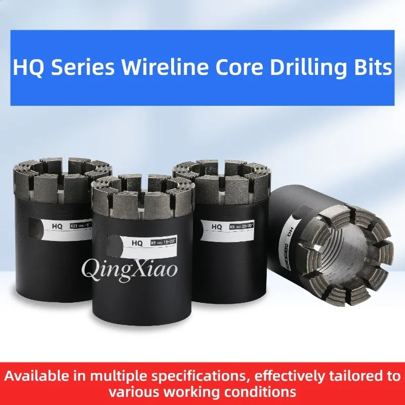 HQ Drill Bit Hot Press Impregnated Diamond Wireline Core Bit For Quartz Siliceous Rock Drilling Sharp And Wear Resistant