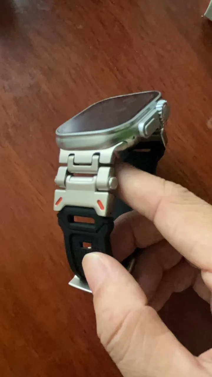 Apple Watch バンド 10 46mm Ultra2 49mm 45mm 44mm用ラバーストラップ ソフトスポーツバンド iWatch 9 8 7 6 5対応 ブレスレットアクセサリー