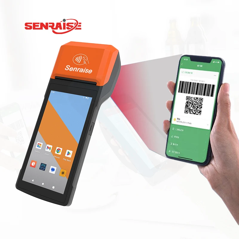 Free SDK Custom logo Wireless Date Lottery Lotto NFC Mobile Pos Terminal / Betting Handheld Machine with 58mm Thermal Printer