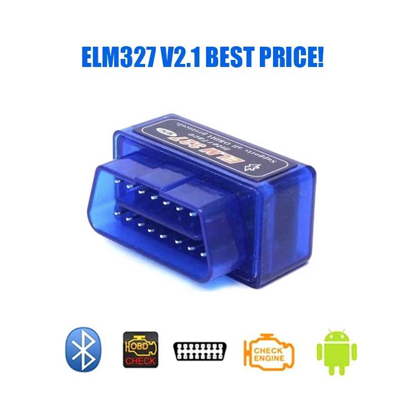 أداة تشخيص أعطال السيارات الصغيرة ، ELM327 ، بلوتوث ، V2.1 ، OBDII ، أندرويد #1