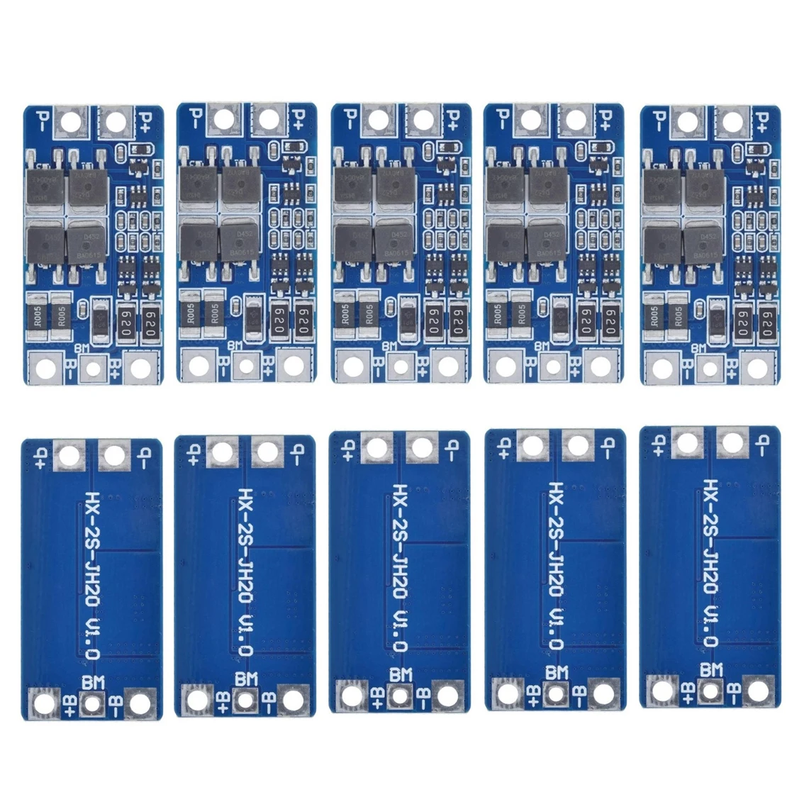 Li-ion Charger Circuit for 2s Lithium Board For DIY Packs Overcharge Protection for 2s Lithium Pack Li-ion Charger