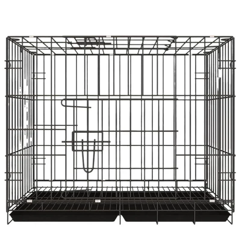 Small dog medium and large with toilet cage, household folding