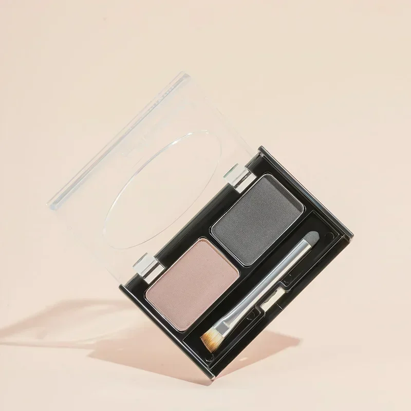 3 Colors Eyebrow Powder Lasting Eyebrow Powder Tint Enhancers Pigment Natrual Eyebrow Shadow Palette with Brush Makeup Cosmetic