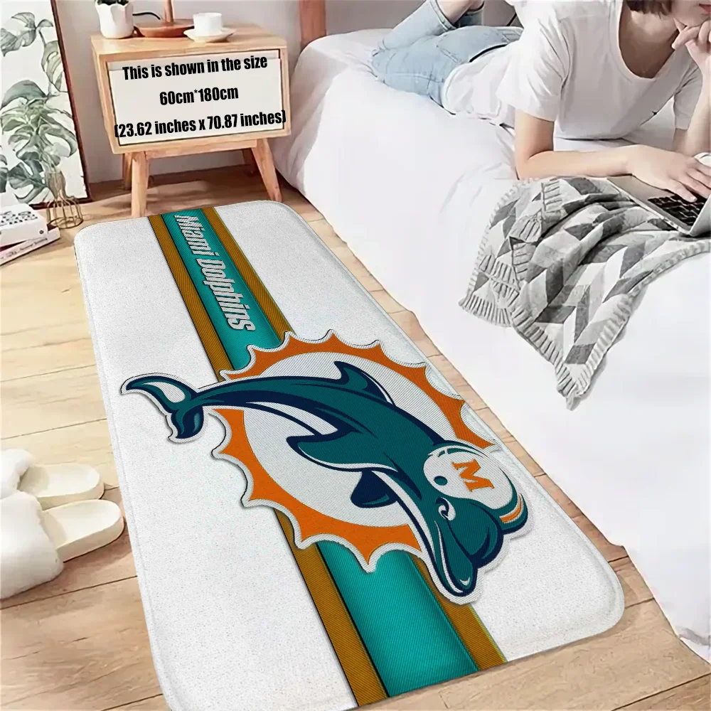 Outdoor Doormat Exterior Entrance Door Carpet Miami DolphinS Carpet in the Bedroom Rug Mat Things to the House Bathroom Foot Mat