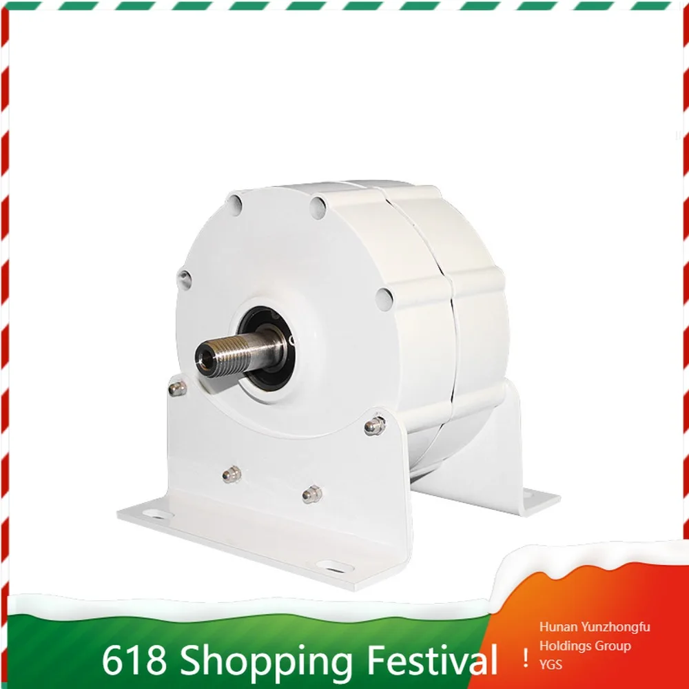 Three Phase Brushless Permanent Magnet Generator M2 Small AC Motor For Home Wind Water Energy Generation Equipment