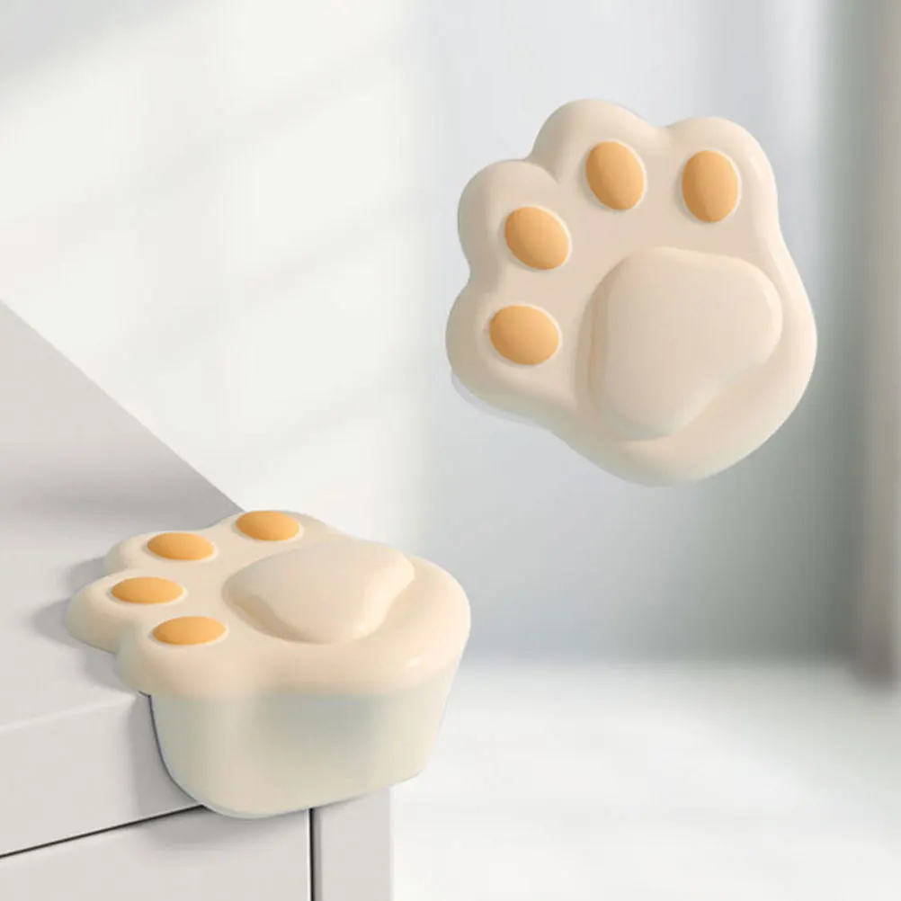 4 قطعة حشوات للزوايا سيليكون المضادة للتصادم حامي لحواف الطاولة الطفل الاطفال سلامة أثاث المنزل الوفير تصميم مخلب القط #6