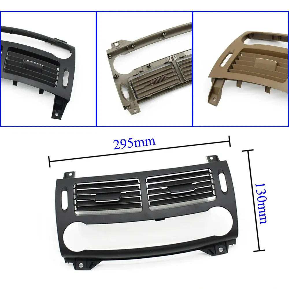 Panel de aire acondicionado central del salpicadero, cubierta de rejilla de ventilación de CA izquierda y derecha para Mercedes Benz Clase E, W211,