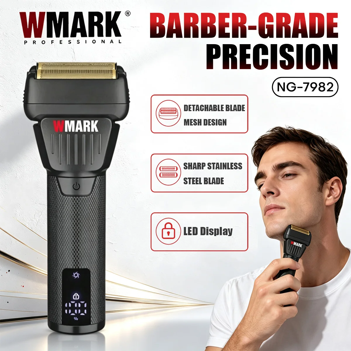 WMARK NG-7982 メンズ電気シェーバー 美容家電