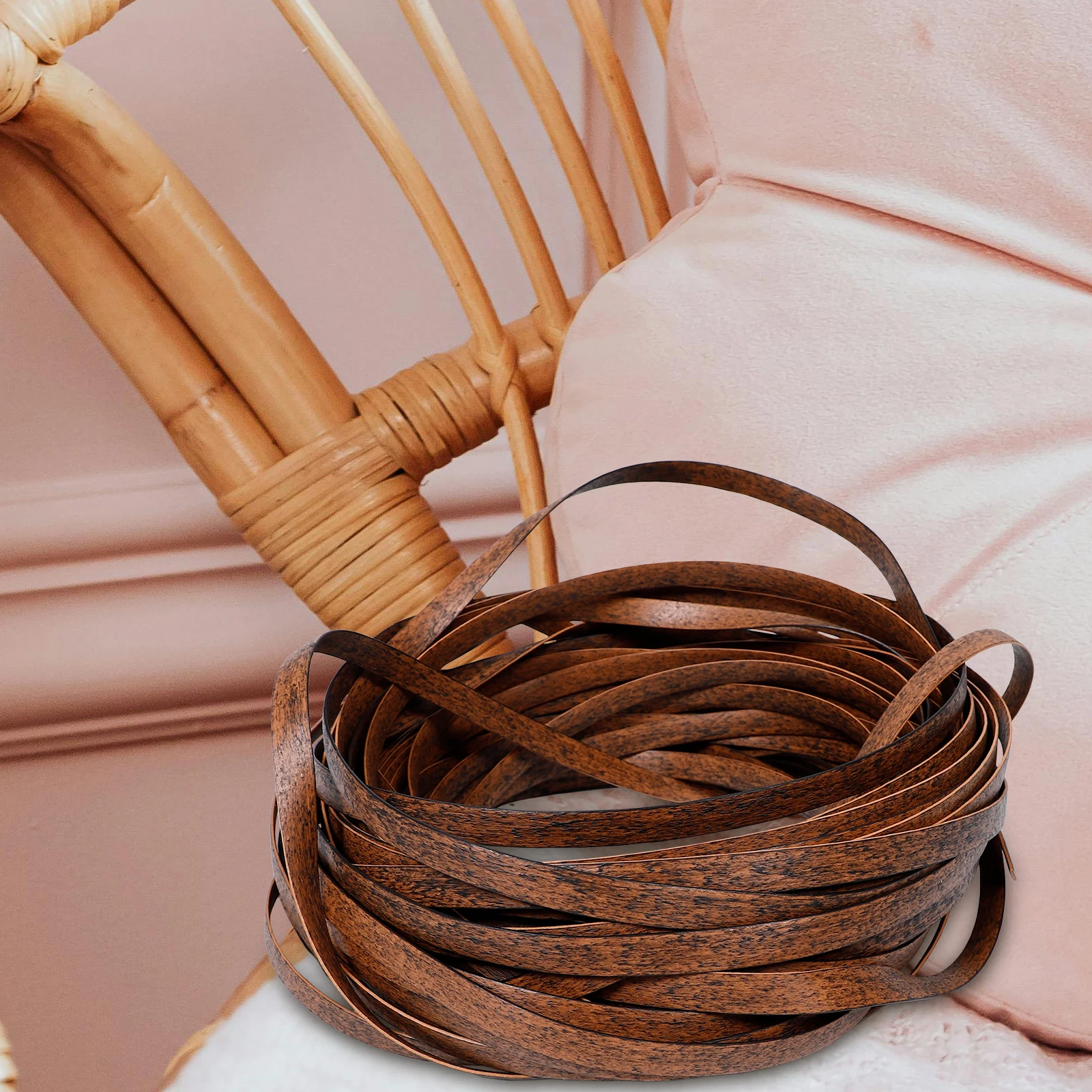 Rattan Strips Wicker Repair Kit Furniture Accessories Plastic Weaving Material Rattan Chair Repairing Basket Supplies
