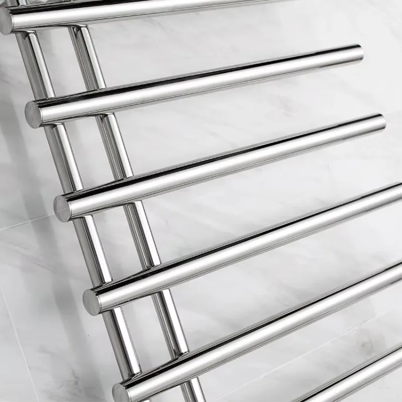 8 طبقات سكة تعليق المناشف الكهربائية ذات الأسلاك الصلبة مع الرف