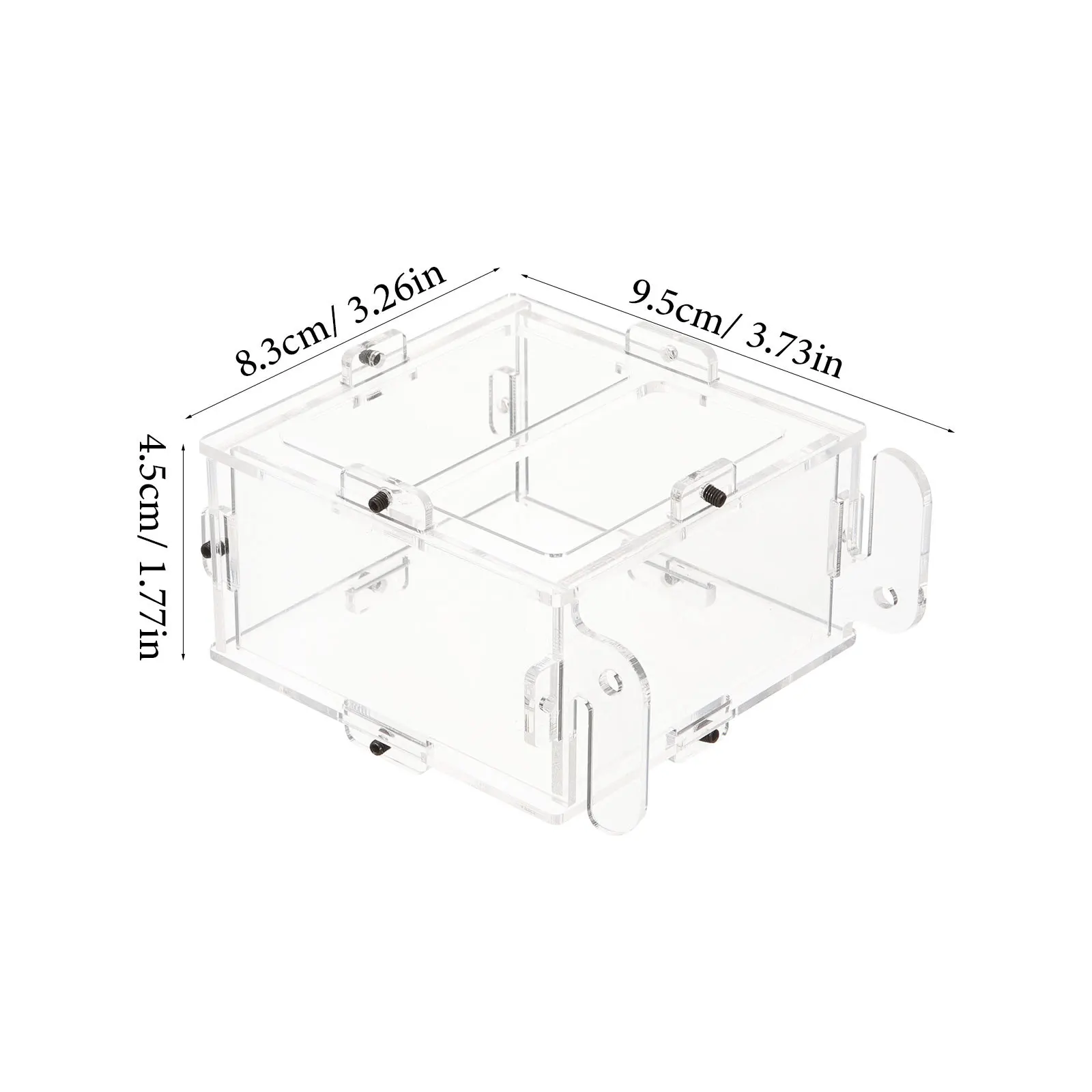 Bird Feeder Acrylic Material Durable Safe Design Large Capacity Smooth Surface Easy Application Creative Protective Design Pet