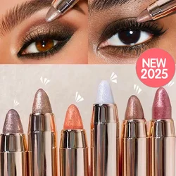6 Colors Double-Ended Eyeshadow Stick – Waterproof, Long-Lasting, Matte & Glitter, Contour, Highlight, Certified, Unisex
