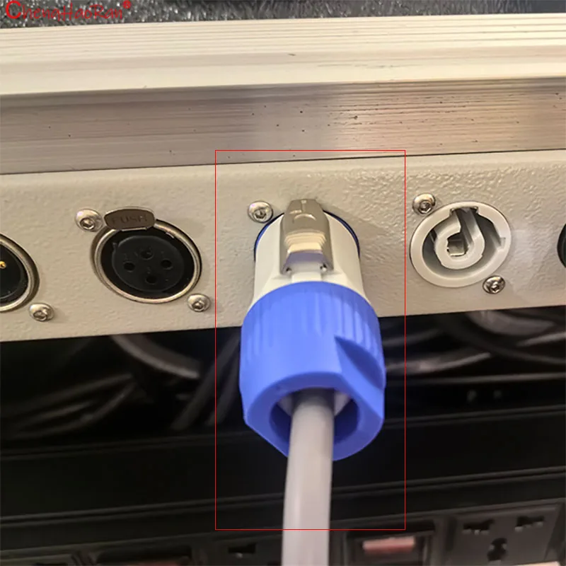 1PC or 1Set 20A 250V  Input Output 3 Core Male Female Power Socket For Stage Lighting LED Display Plug Power Cord Connector