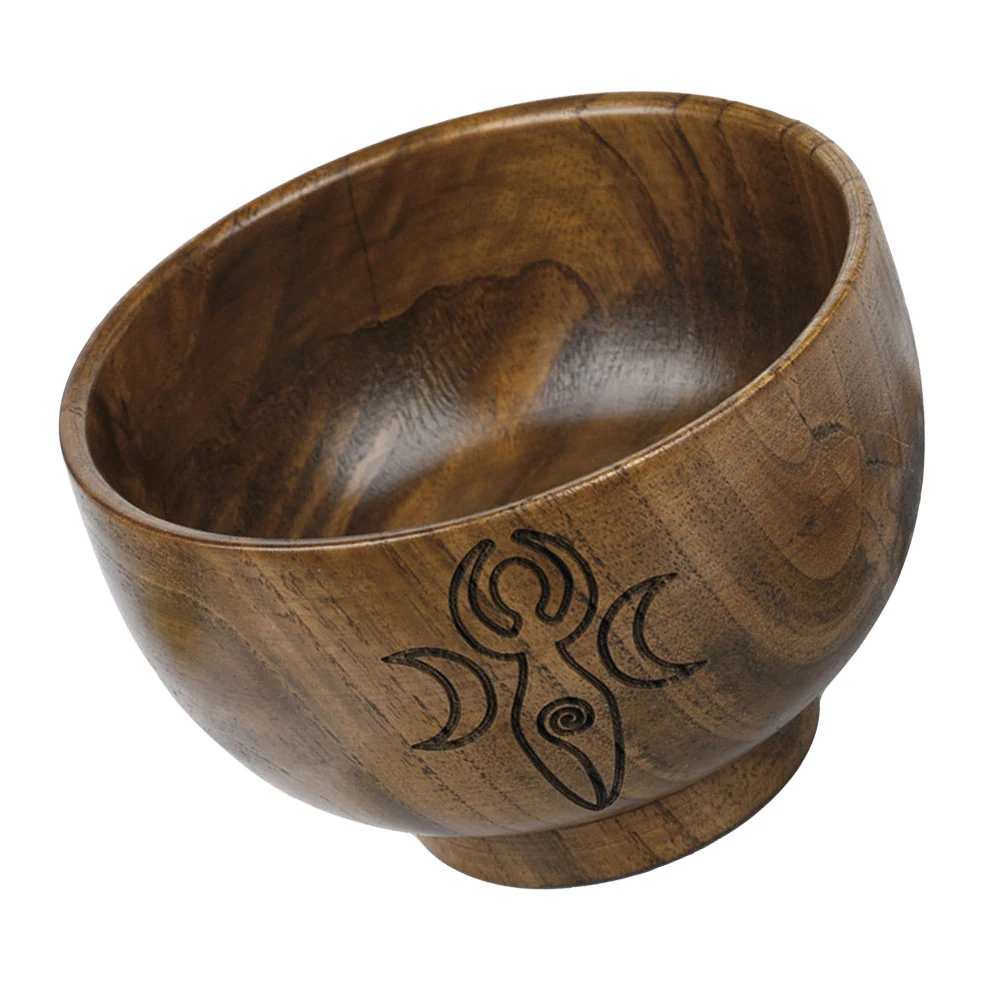 

Wooden Bowl Home Decor Smooth Ceremony Storage nament Household Altar Decoration Worship Bowl Tableware Religious Sacred