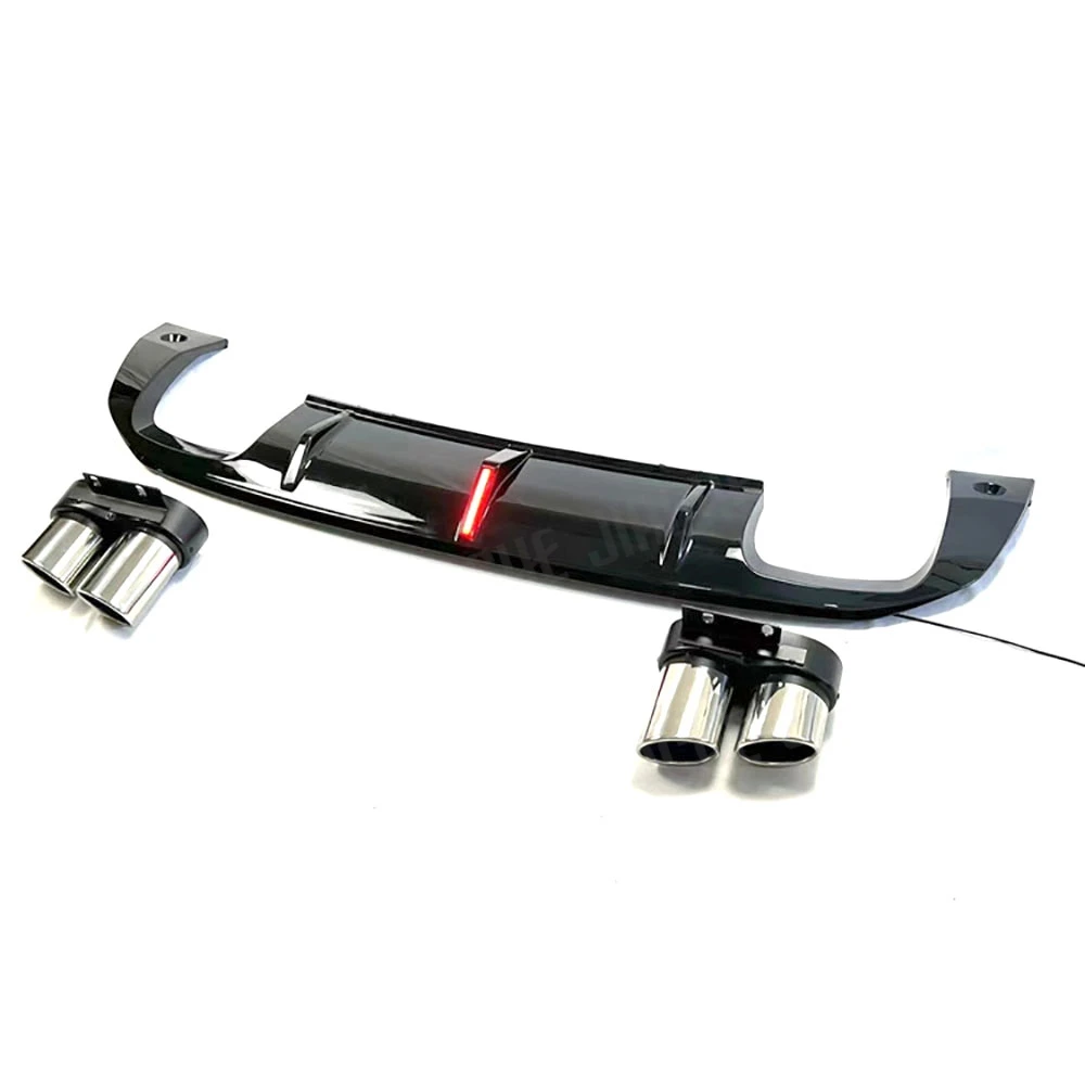 

Car Rear Bumper Lip Diffuser Spoiler Exhaust For Audi Q2 Hatchback 2022 Rear Diffuser