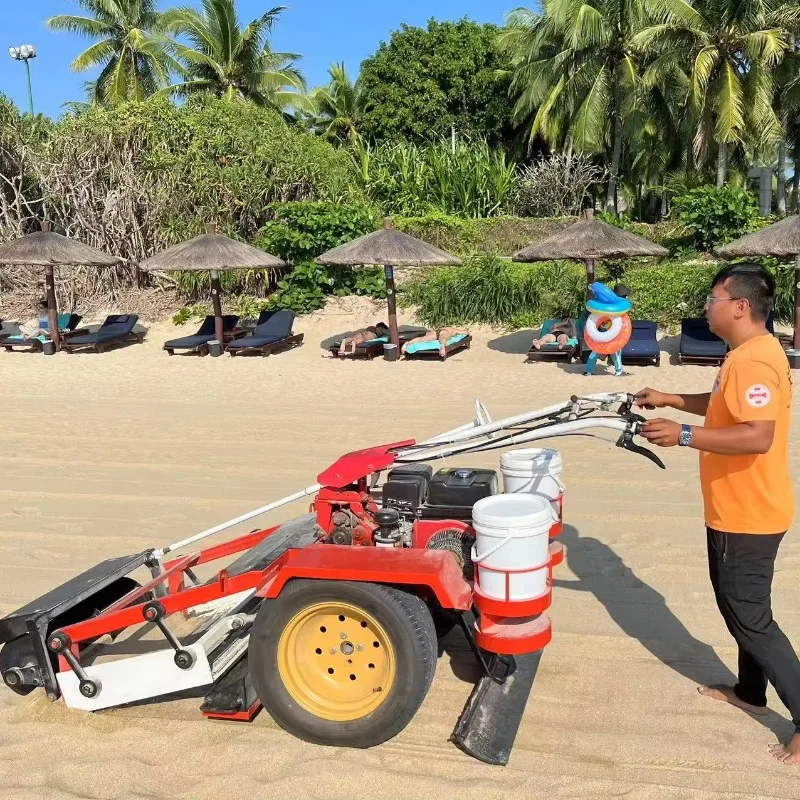 Hand-pushed Cost-effective Beach Cleaning Machine for Beach Resort Park Pool Beach