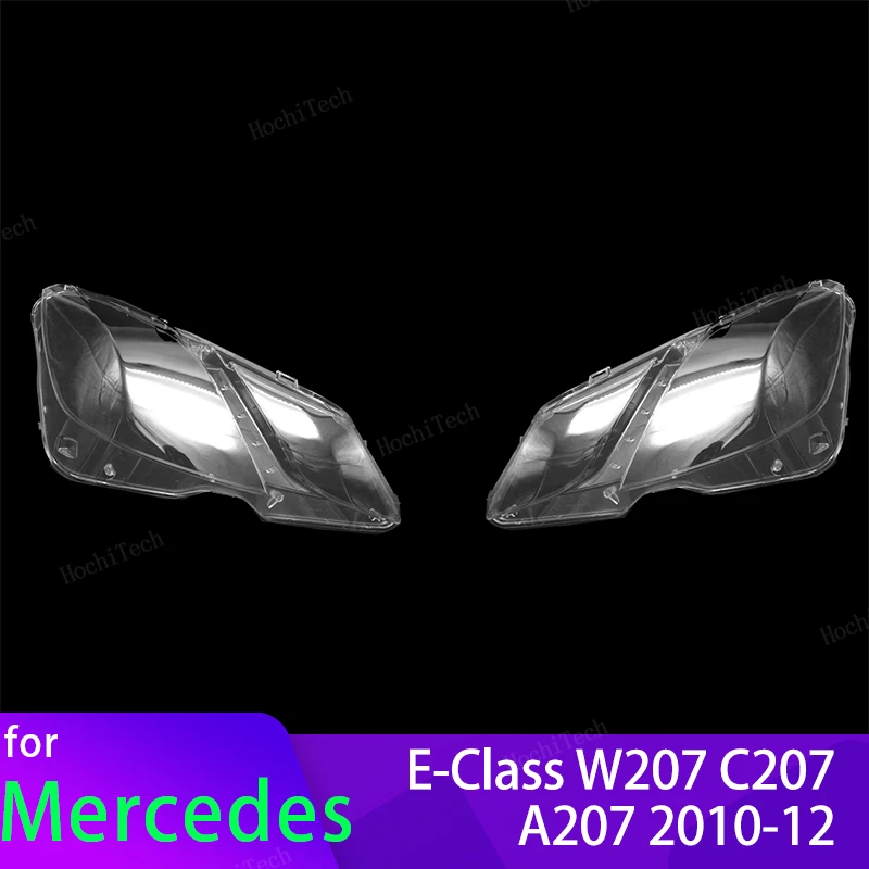 

For Mercedes-Benz E-Class W207 C207 A207 Coupe Convertible 2010 2011 2012 Housing Front Headlights Lens Shell Glass Lampcover