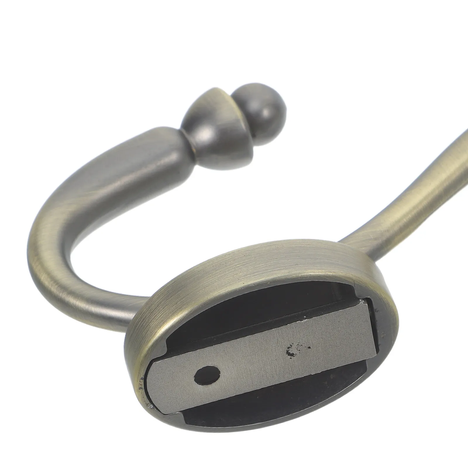 2Pcs Aluminum Alloy Clothes Hooks Heavy Duty Wall Mounted Coat Hanger Over Door Hooks for Wardrobe Bathroom Towel Hanging Closet view 3