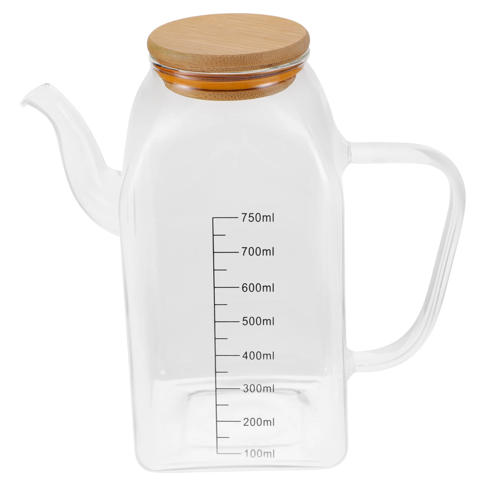 

1pc Glass Dispenser Bottle Seasoning Container For Olive Oil Vinegar Soy Sauce Anti Leak Cooking Oil Dispenser