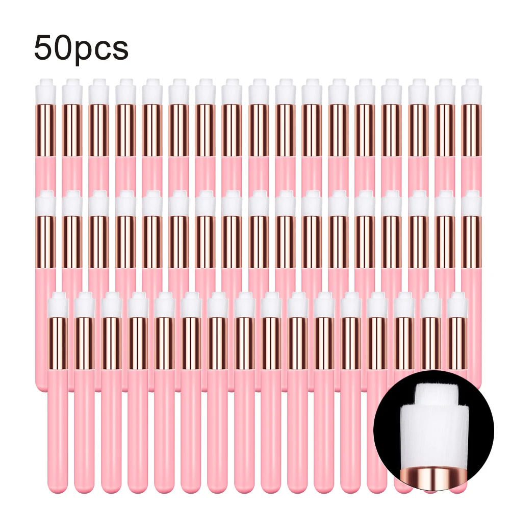 5/20/50/100pcs Spazzola per la pulizia delle ciglia Spazzola per shampoo per ciglia per estensioni delle ciglia Peel Off Strumenti per il trucco per la rimozione dei punti neri