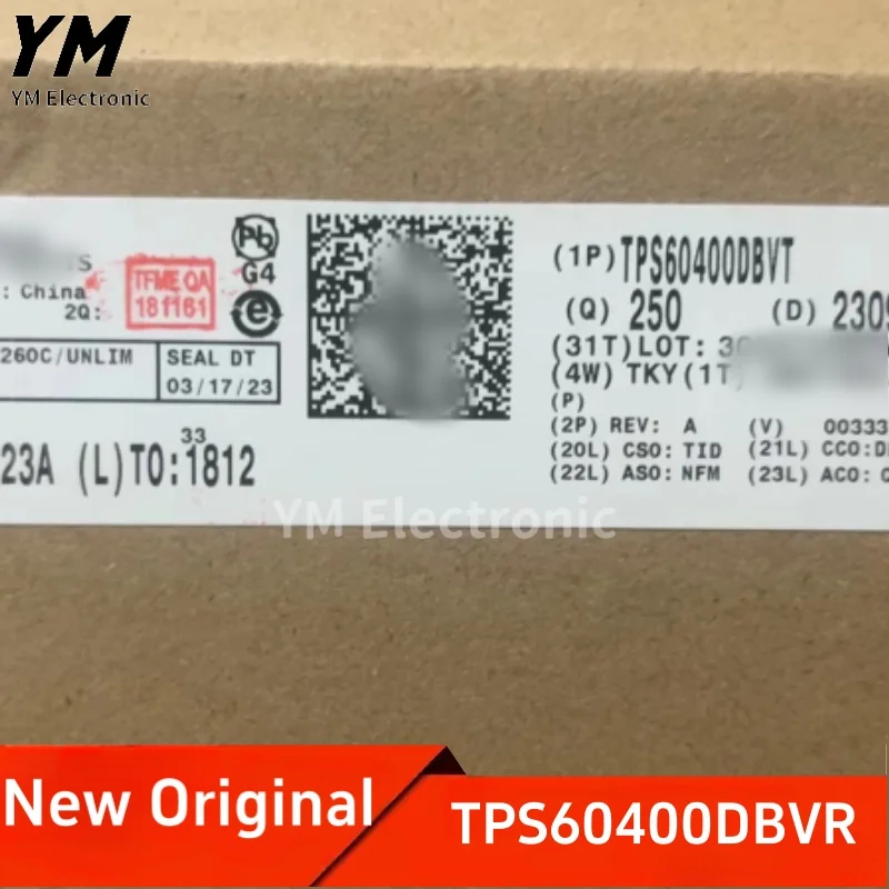 New Original TPS60400DBVR PFKI SOT23-5 60mA Charge pump voltage inverter