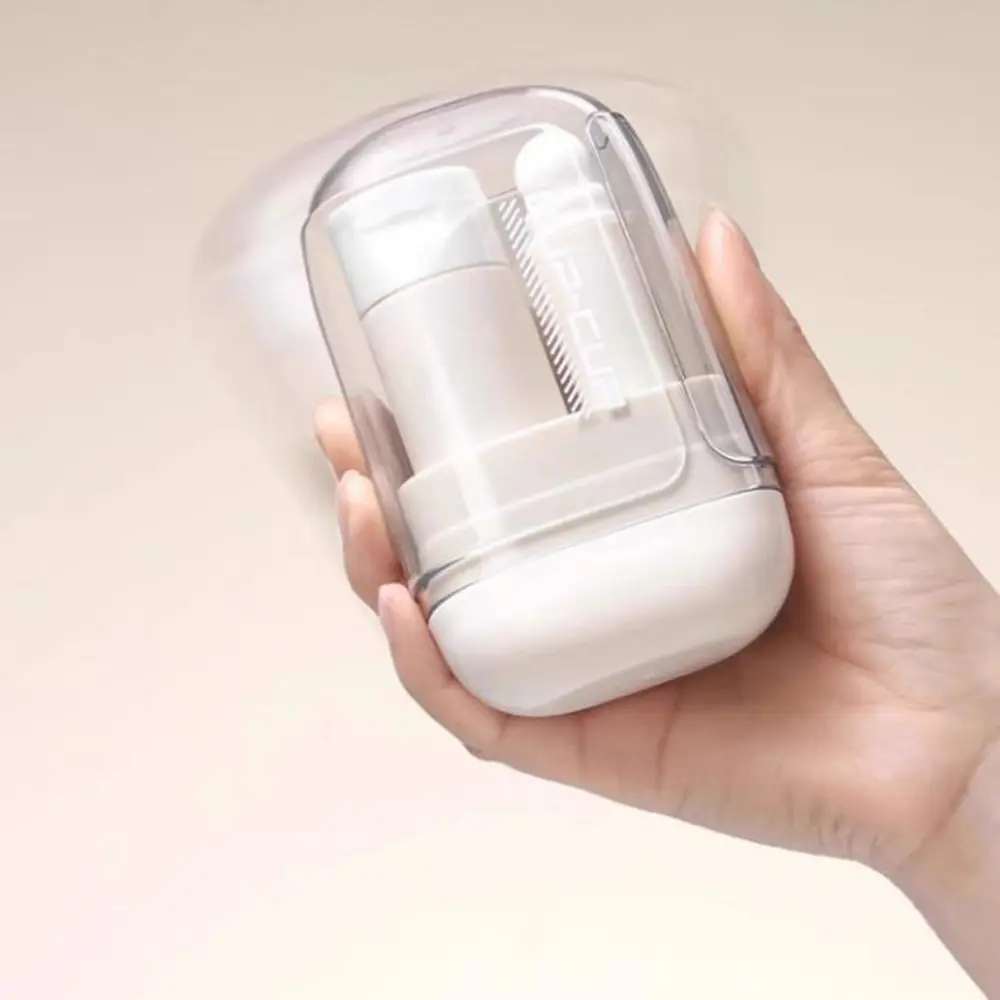 Portable 3 in 1 Travel Toothbrush Set Folding Plastic Travel Toothbrush Cup Space Saving Toothpaste Storage Box Women Men