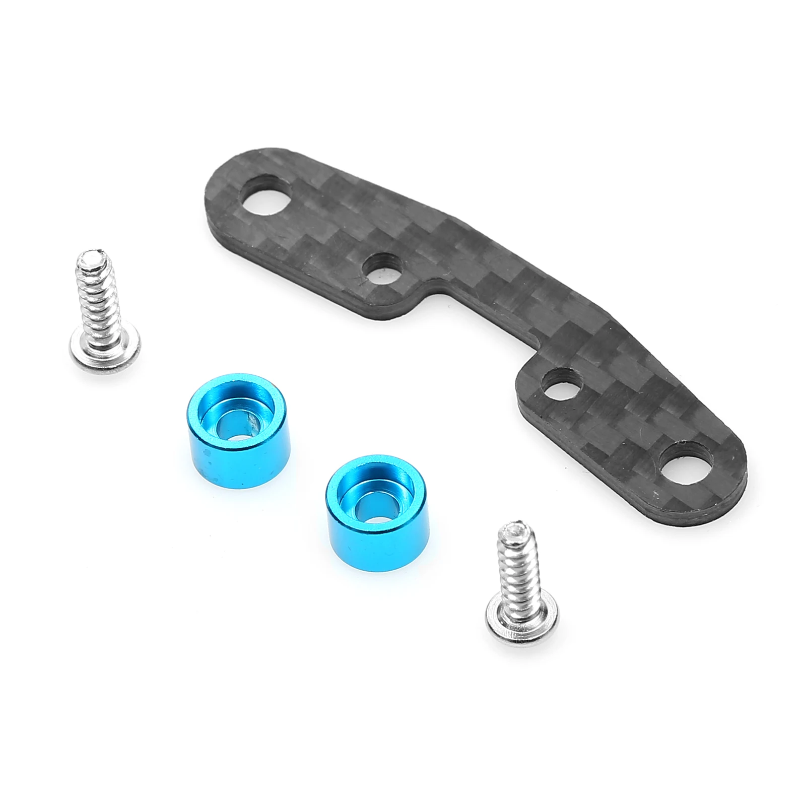 Carbon Fiber Drive Shaft Steering Group Reinforce Bracket Strengthen Mount for 1/10 Scale RC Car Tamiya TT-02 Fixed Mount
