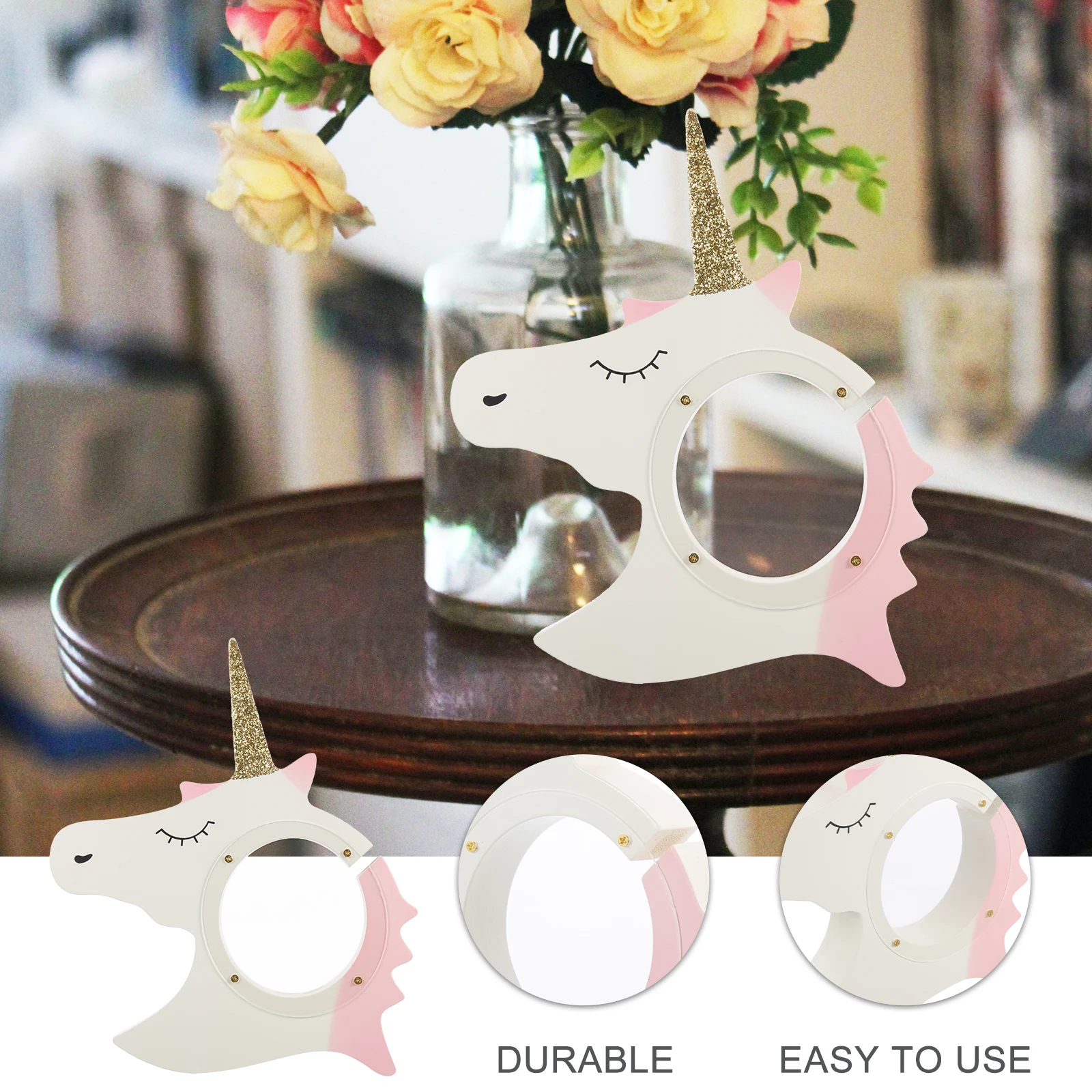 

Unicorn Shaped Bank Clear Coin Container for Kids Girls Girls Piggy Bank Gifts Cartoon Decor Savings Jar Change Storage