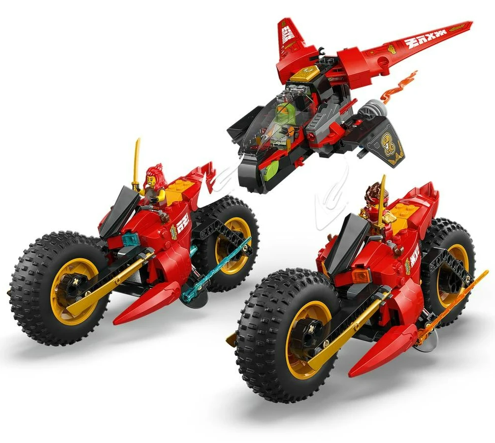 LEGO ® NINJAGO ® Veículo de Combate Ninja Dragões 3 em 1 para