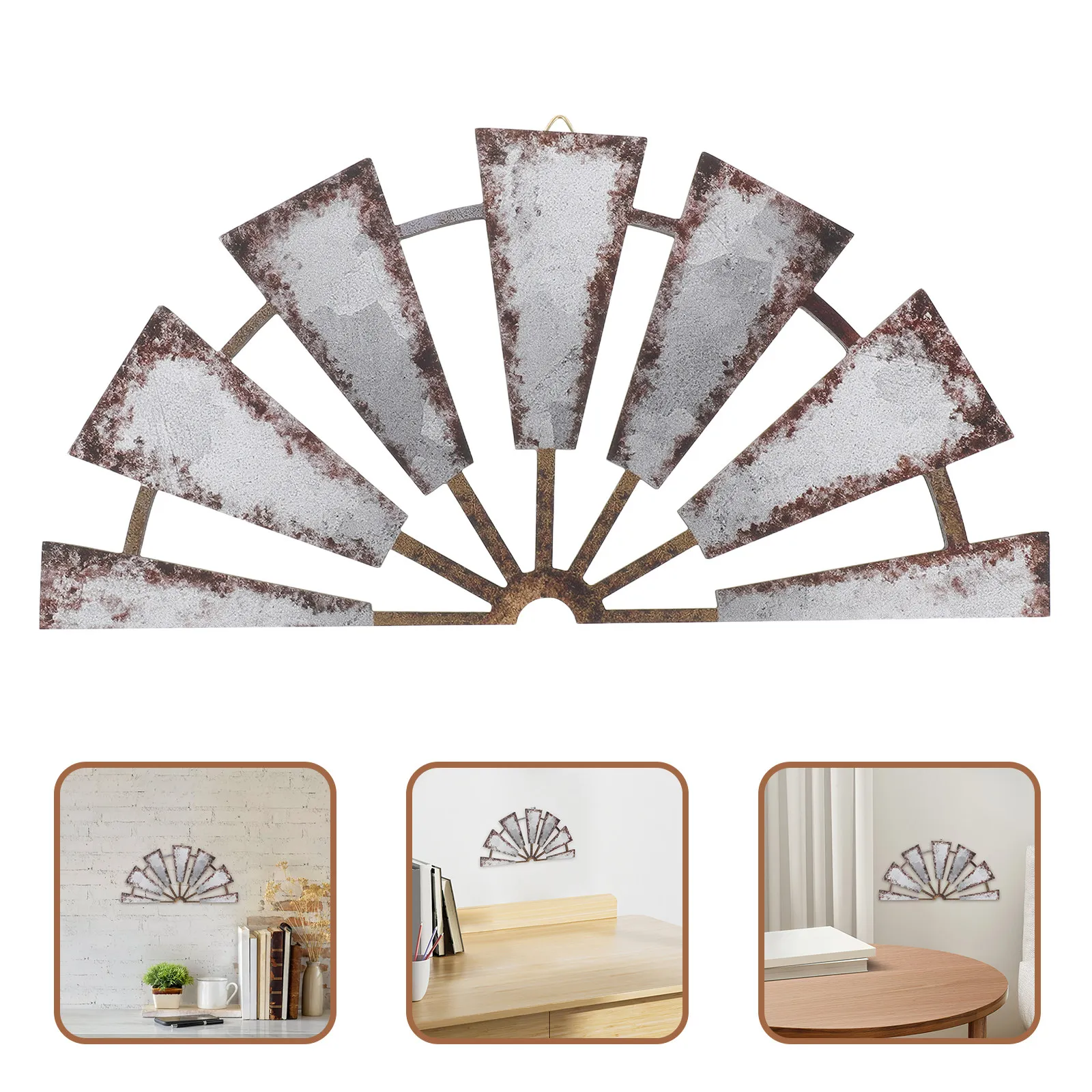 Wall Decor Wood Art For Living Room Wall Decoration Decor Home Windmill Hollow Rustic Farmhouse Country Style Bedroom