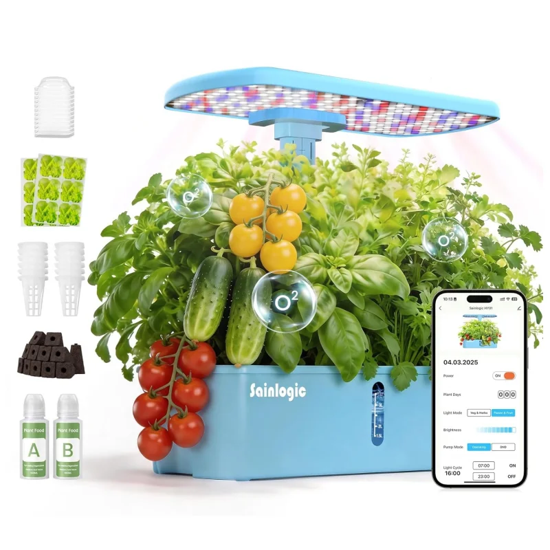 Smart Home In Us - Système de culture hydroponique intelligent, contrôlé