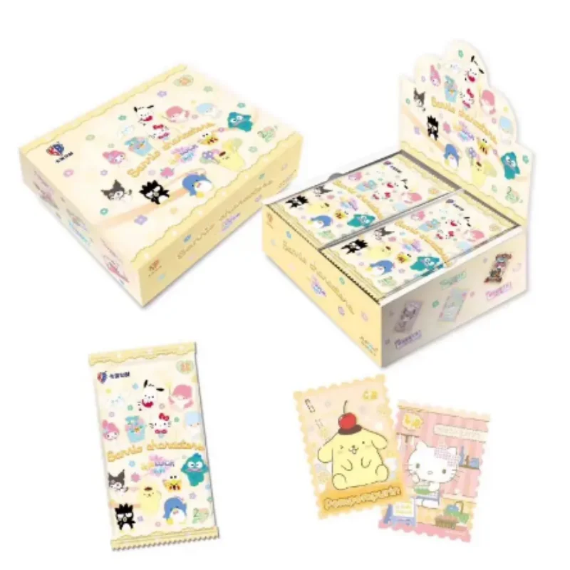 

New KABAO Original Sanrio Kuromi Hello Kitty My Melody Shining Collectible Card Game Trading Card Toys For Girl's Birthday Gift