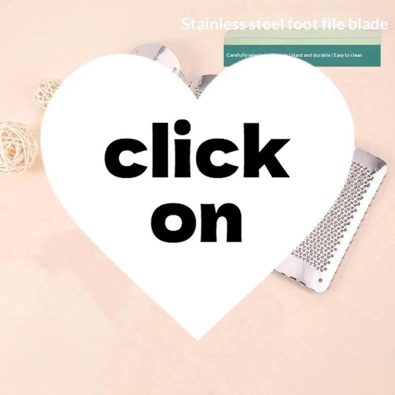 Foot File Callus Remover Tool Stainless Steel Pedicure Tool Dead Skin Removal Foot Rasp Callus Remover Feet Heel Grater File