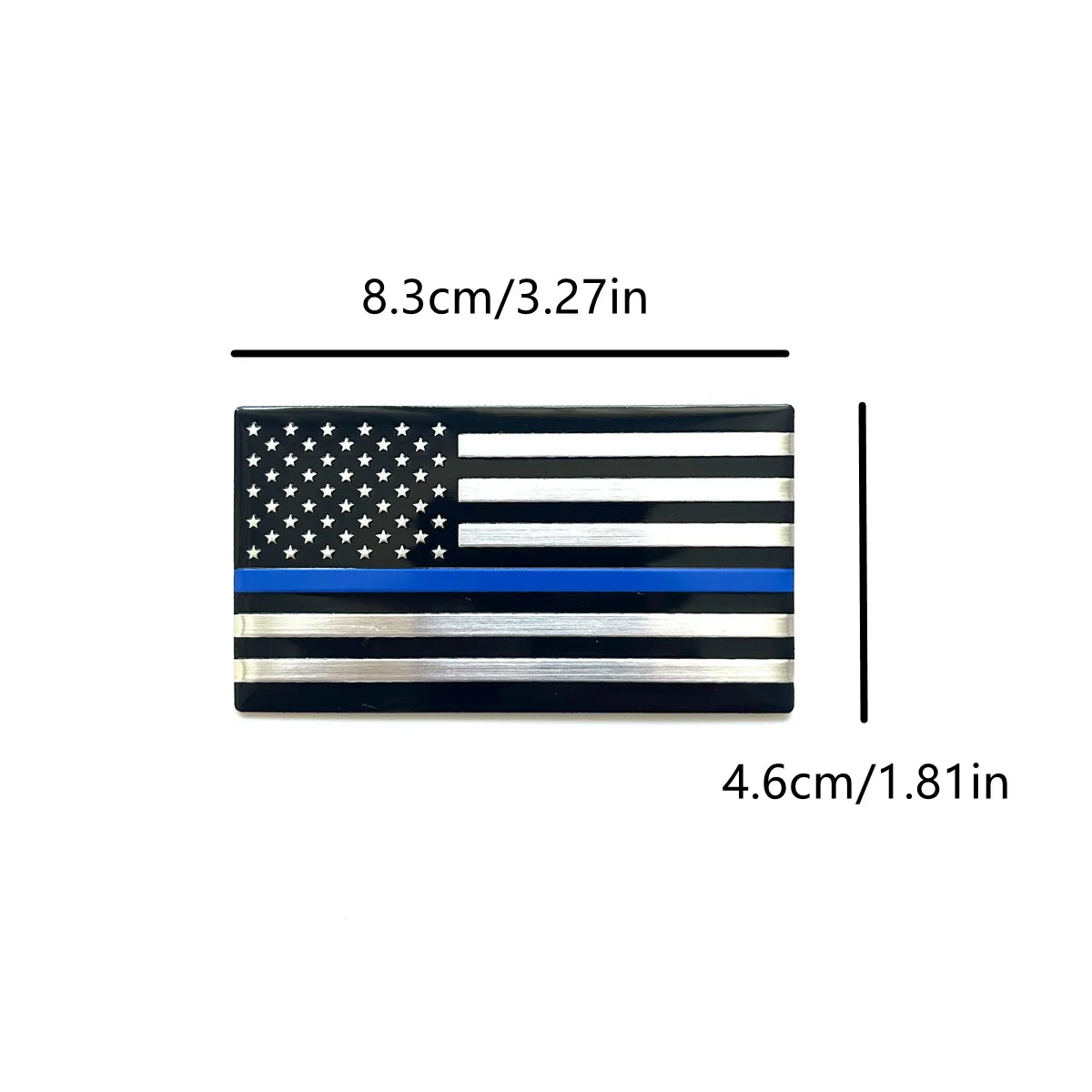 2pcs USA Emblems National flagCar Sticker Car Trunk Metal Emblem Badge Decal Sticker For Cars Motorcycles Bikes
