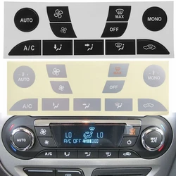 PVC Adesivos para Ford Focus 1999-2005, Ar Condicionado AC Controle de Clima, Descascamento Desgastado, Reparação Botão, Decalques, Acessórios Do Carro