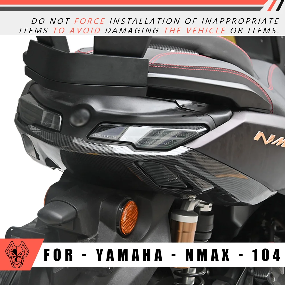 

MTKRACING For YAMAHA NMAX 2025 Motorcycle Tail Light Lower Cover Carbon Rear Tail Lamp Garnish Rnish Accessories