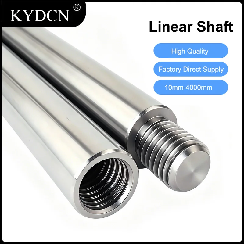 1PCS Linear Optical Axis M4 M5 M6 M8 M10 M12 Linear Shaft Guide Rod with Double Headed Internal Thread & External Thread for CNC