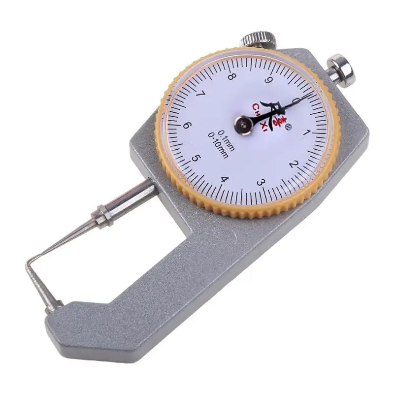 مجموعة واحدة من أدوات قياس المدى من 0 إلى 10 مم، مقياس سمك القرص الدائري، محمول متوافق مع القماش الجلدي #5